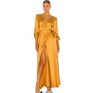 House of Harlow x Revolve maxi wrap dress